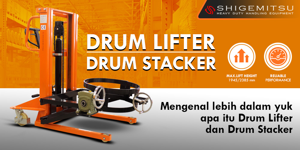 Mengenal lebih dalam yuk apa itu Drum Lifter dan Drum Stacker